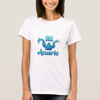 CAMISETA Signo del Zodiaco ACUARIO T Shirt