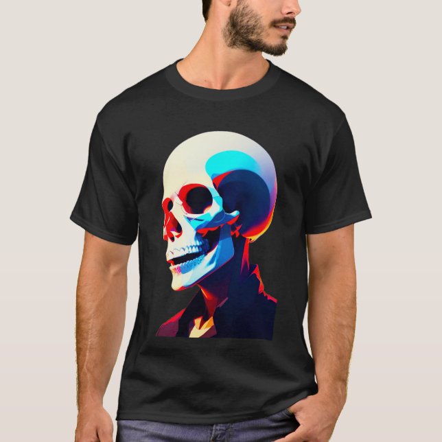 Camiseta Skull 1 Edición Limitada Q'UQ'U Desings  T Shirt (Framsida)