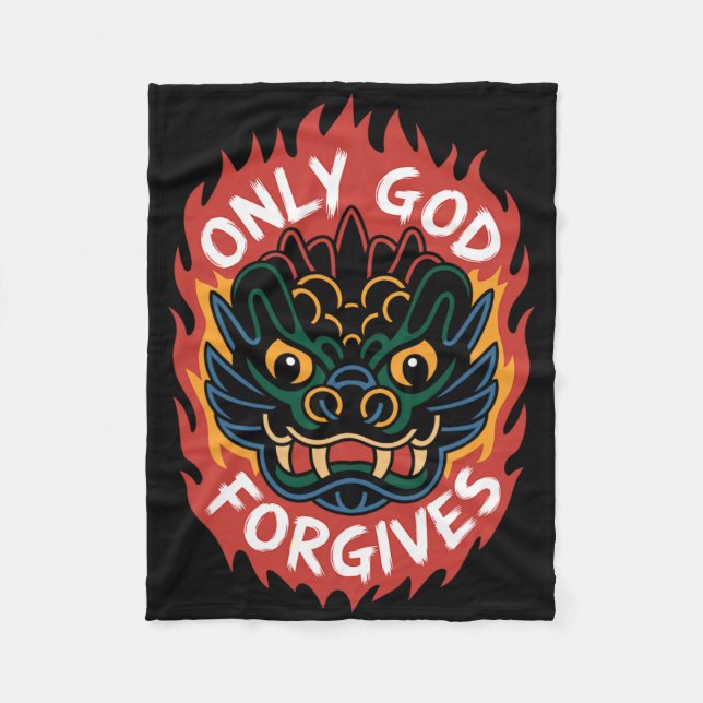 Camiseta Sólo Dios Perdona1 Fleecefilt (Framsidan)