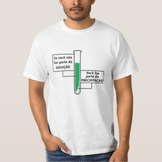 Camiseta Solução ou precipitação T-shirt
