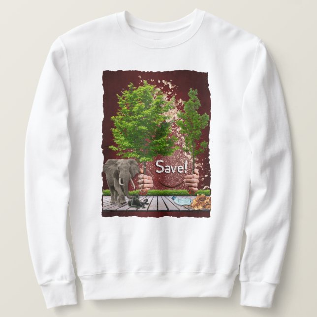 CAMISETA SPARA! LÅNG ÄRMAD TRÖJA (Design framsida)