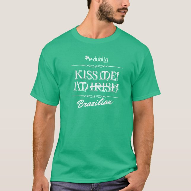 Camiseta St Patrick's Day E-Dublin Tee Shirt (Framsida)