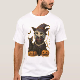 Camiseta (T-shirt) Bruxa dos Gatos T Shirt