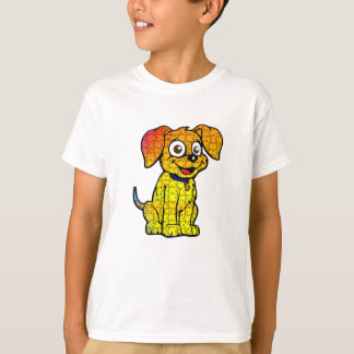 Camiseta (T-shirt) Infantil Quebra-Cabeça Cachorro T Shirt