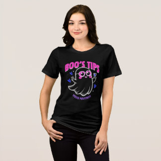 CAMISETA TRIBLENDA GHOST, BOO T SHIRT