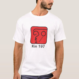 Camiseta Tzolkin Terra Vermelha Kin 197 T Shirt