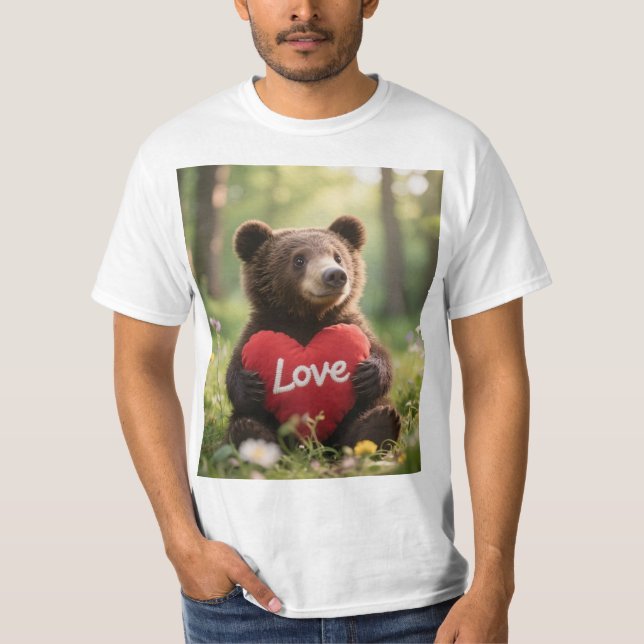 Camiseta ursinho fofo t shirt (Framsida)