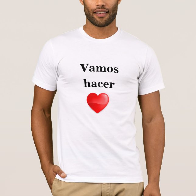 Camiseta vamos hacer el kärlek t shirt (Framsida)