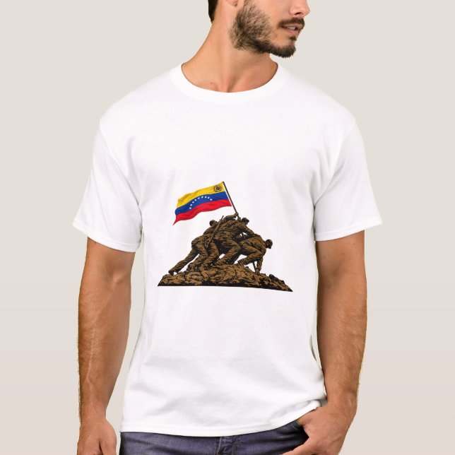 Camiseta Venezuela Libre T Shirt (Framsida)
