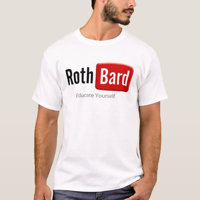 Camiseta Youtube Rothbard T Shirt (Framsida)