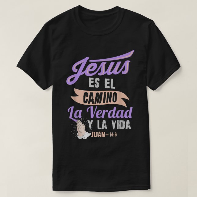 Camisetas Cristianas para mujeres Christian Spanis T Shirt (Design framsida)