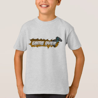 Camisetas de Video Juegos para niños - Game Over T Shirt