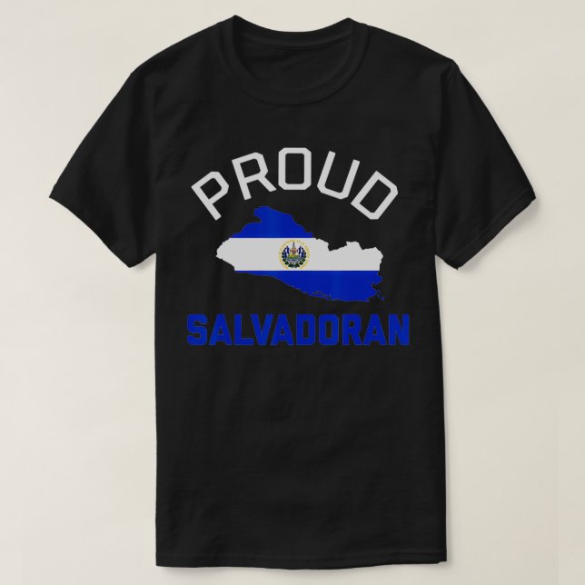 Camisetas Del El Salvador Para Mujeres Proud Salva T Shirt (Design framsida)