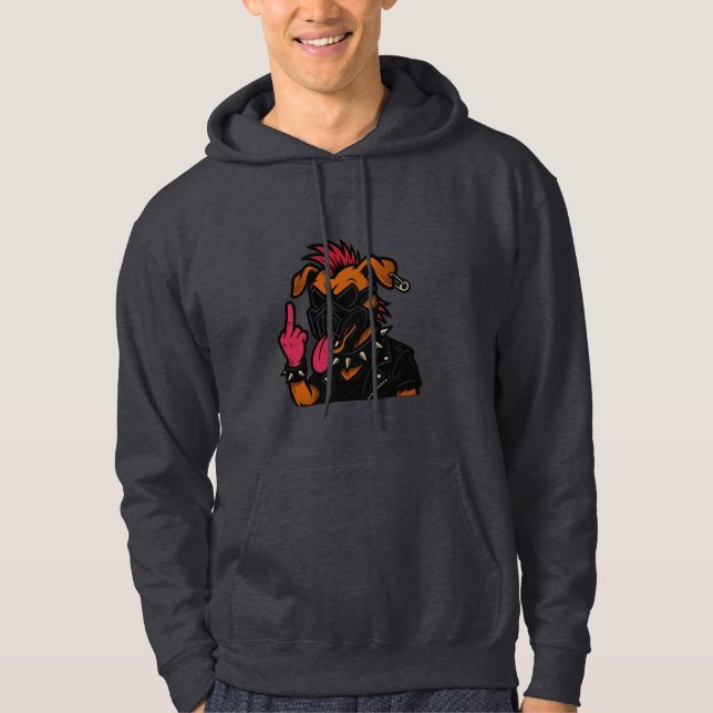 CAMISETAS MASCULINAS  CACHORRO LOUCO HOODIE (Framsida)