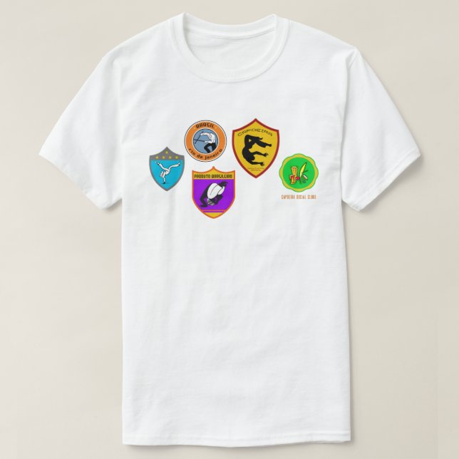 Camisetas Masculinas com desenhos de Capoeira T Shirt (Design framsida)