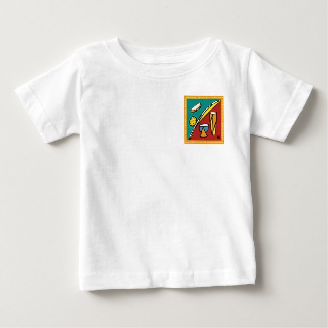 Camisetas para bebês t shirt (Framsida)