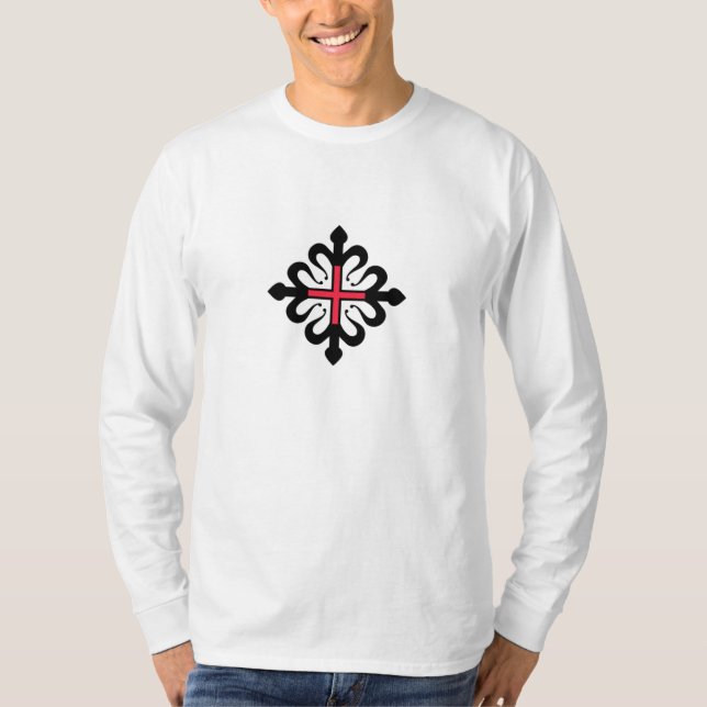 Camisia Militiae de Sancta Maria de Montesa T-shirt (Framsida)