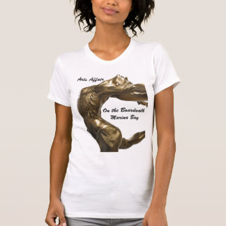 Camisole för damer för konstangelägenhet inpassad t-shirt