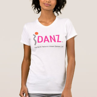 camisolen för iDANZlogotypvit passade T Shirt