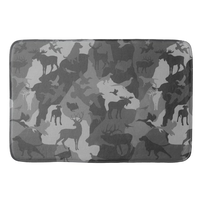 Cammo 4/camoflauge/deer/elk/moose/hunting hund badrumsmatta (Framsidan)