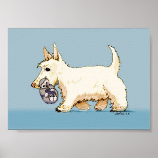 Cammy med Wolverine Unge - Färgad Poster