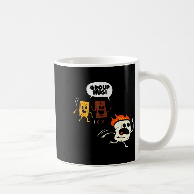 Camng Group Hug Smores Funny Marshmallow Men Women Kaffemugg (Höger)
