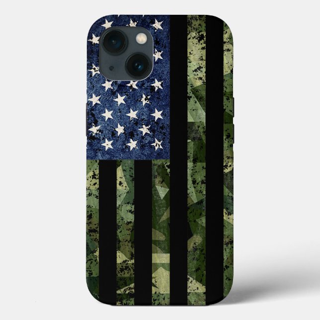 Camo American Flagga Camouflage (Baksida)