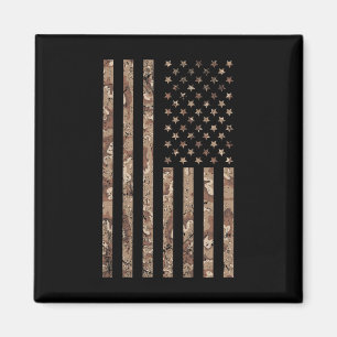 Camo American Flagga Milit 4:e juli American F Magnet