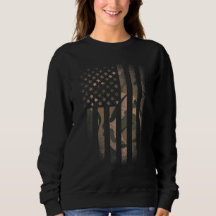 Camo American Flagga USA:s militära taktiska kamou T Shirt