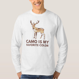 Camo är min favorit Färg | Hjort Hunting T Shirt