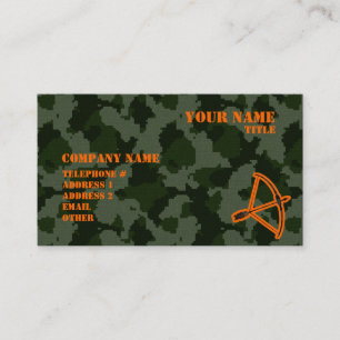 Camo Archery Visitkort