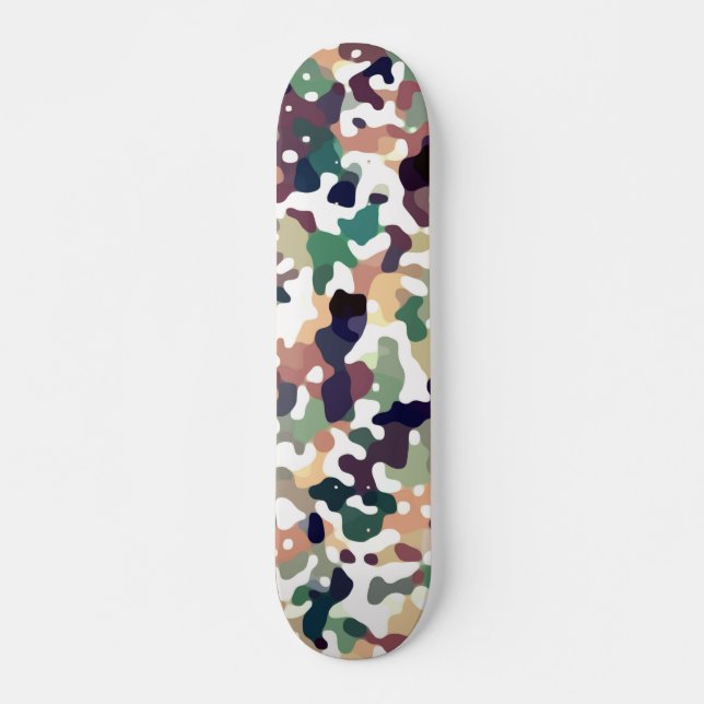 Camo Autumn Mini Skateboard Bräda 18,7 Cm (Framsida)