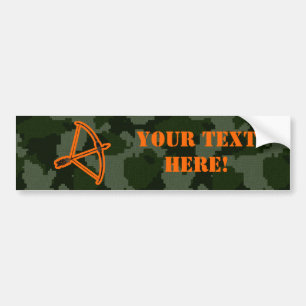 Camo bågskytte bildekal