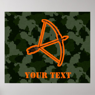 Camo bågskytte poster