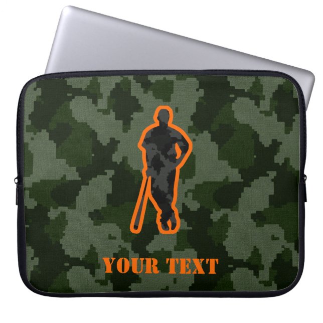 Camo baseball laptop sleeve (Framsidan)