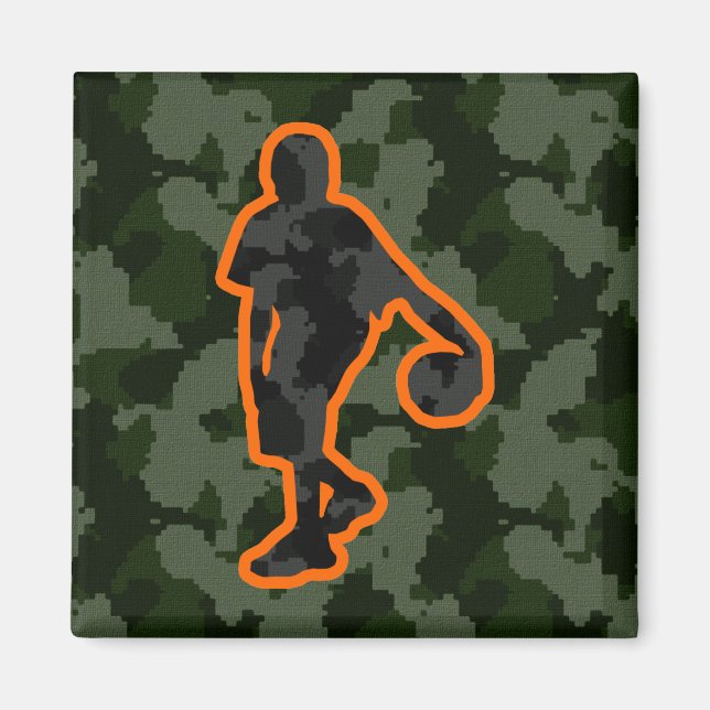 Camo Basketball Magnet (Framsidan)