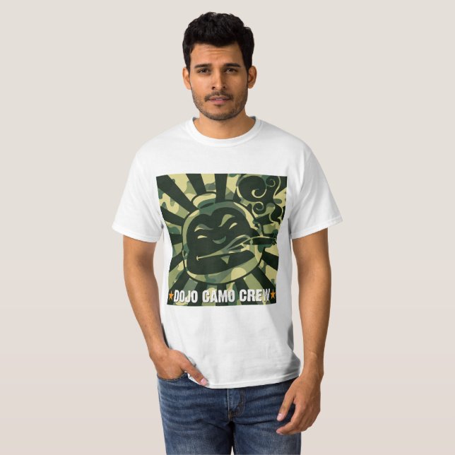 Camo besättningT-tröja Tröja (Hel framsida)