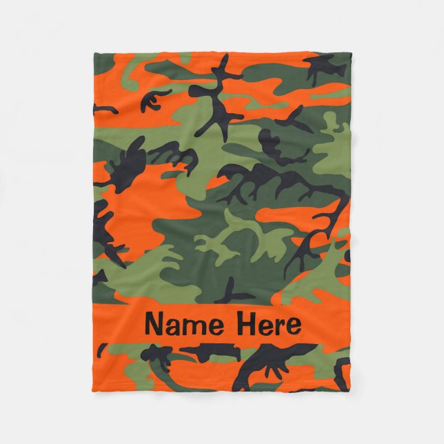 Camo Blanket - Hund Blanket - Jaktgåvor Fleecefilt (Framsidan)