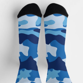 Camo Blue Socks