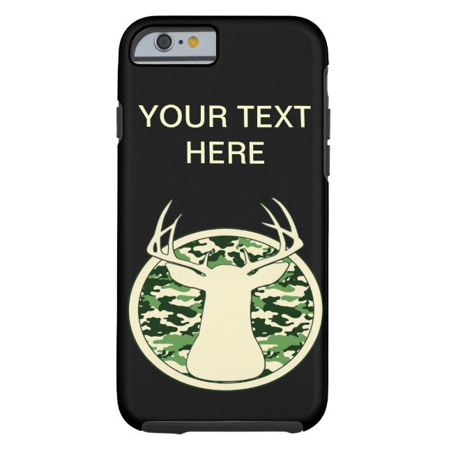 CAMO-BOCKLOGOTYP Case-Mate iPhone SKAL (Baksidan)