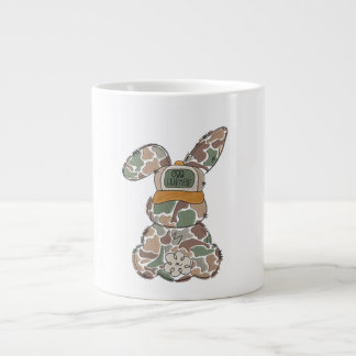 Camo Bunny Easter Egg Hunter Shirt Graphic Jumbo Mugg
