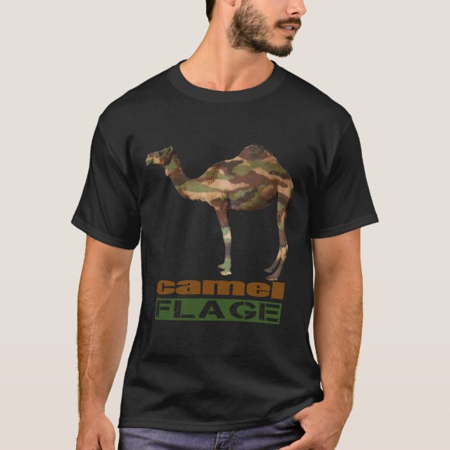 camo camelflage essential t shirt (Framsida)