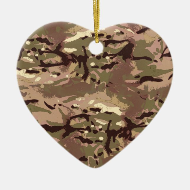 Camo Camo, var är Art Thou? LIDJ Design. Julgransprydnad Keramik (Framsidan)