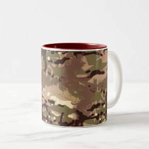 Camo Camo, var är Art Thou? LIDJ Design. Två-Tonad Mugg
