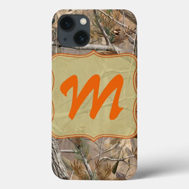 Camo Camouflage Hunting Real Monogram IPAD Case (Baksida)