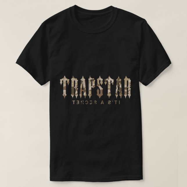 Camo Camouflage Militär Army Trapstar Aesthetic T Shirt (Design framsida)