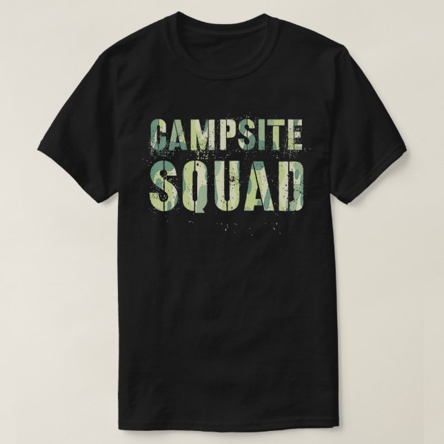 Camo CAMPSITE SQUAD SQUAD Sommarkonsult Lärarteam T Shirt (Design framsida)