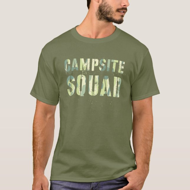 Camo CAMPSITE SQUAD SQUAD Sommarkonsult Lärarteam T Shirt (Framsida)