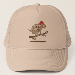 Camo Capybara Skateboarding Keps