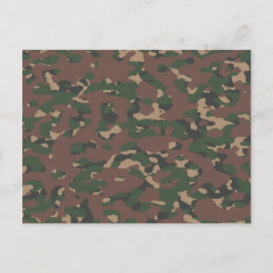 Camo Chic: Militärinspirerad för jakt Vykort